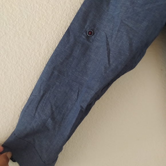 Boys denim button up shirt - Picture 3 of 9